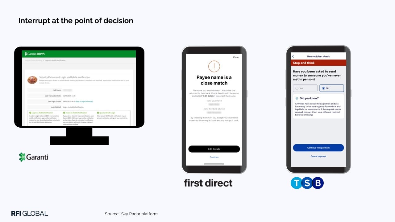 Interrupt at the point of decision​